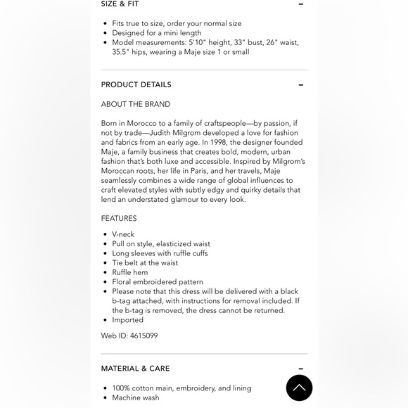 NEW Maje Dress - Picture 2 of 5